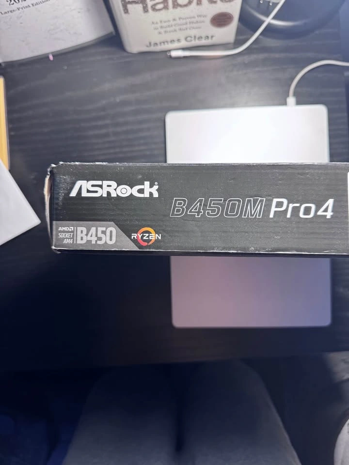 ASRock B450M Pro4 Motherboard - Brand New Sealed - photo 4