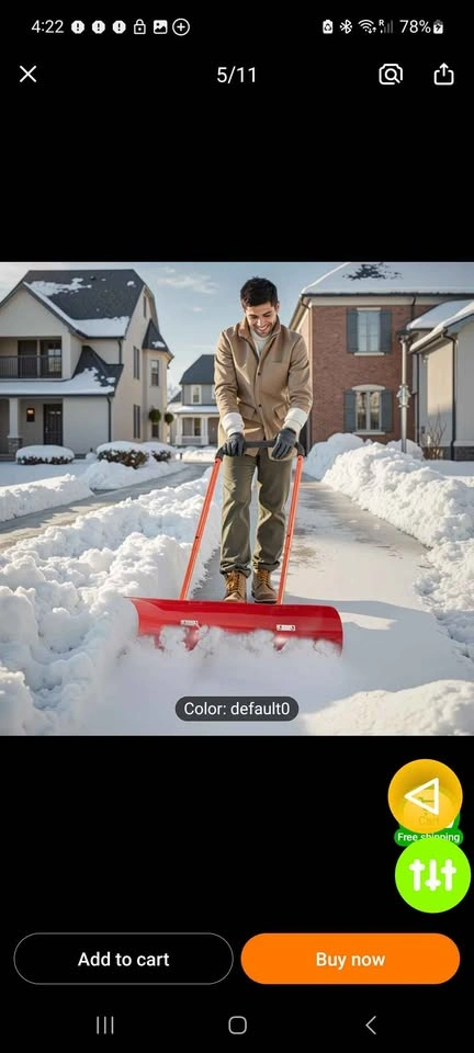 Wheeled snow shovel - photo 3