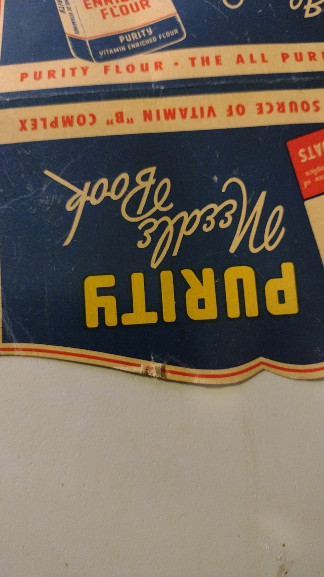 Vintage Purity Flour Needle Book - Approx. 1947 - photo 3