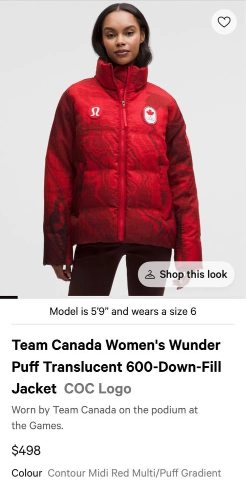 Lululemon Team Canada Women's Winter Jacket - photo 4