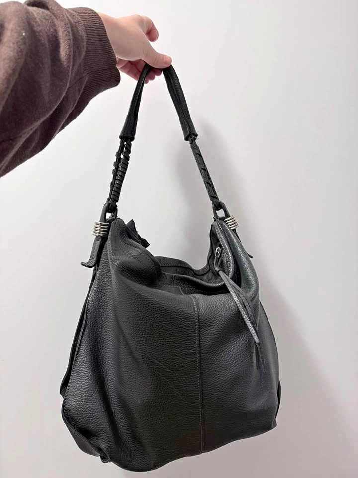 Nicoli Bags Leather Shoulder Bucket