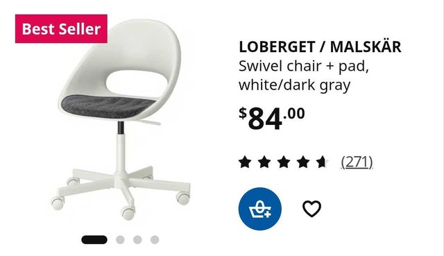 Desk chair for home Ikea - Available until Jul09 - photo 2