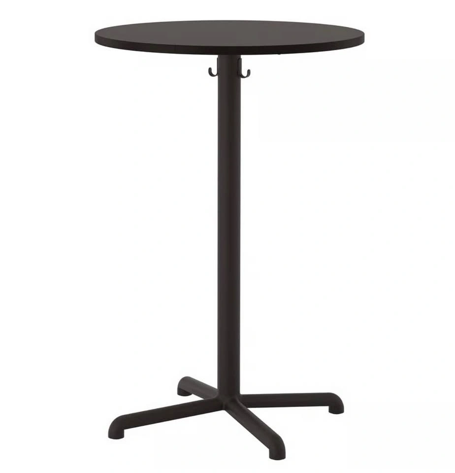 Black Bar Table + 2 Black Bar Stools - photo 2
