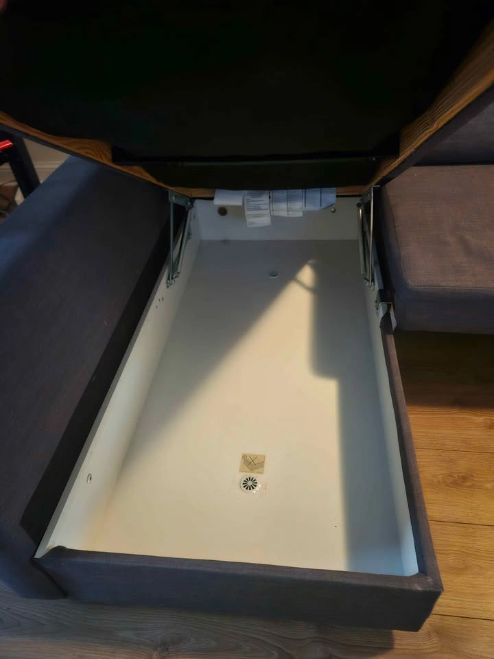 IKEA L shaped couch with storage *MUST GO* - photo 3