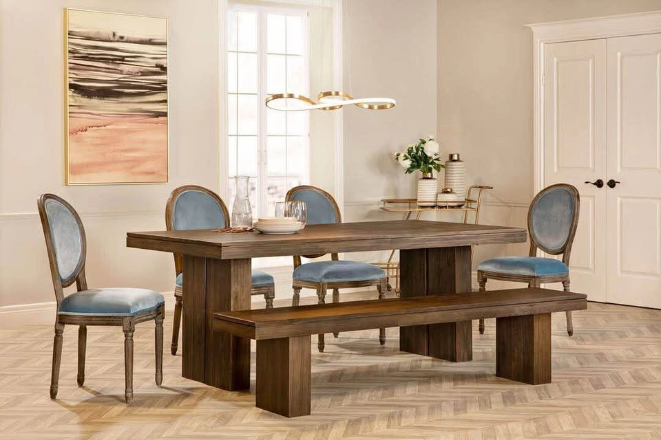 Structube Cologne Dining Table – Solid Acacia Wood