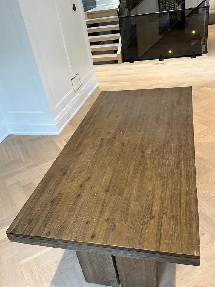Structube Cologne Dining Table – Solid Acacia Wood - photo 4