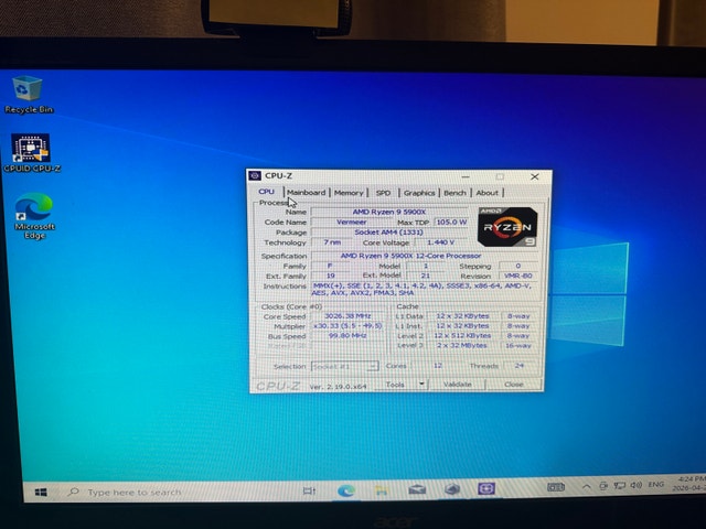 Used Gaming PC AMD 5900x RTX 3080 - photo 3