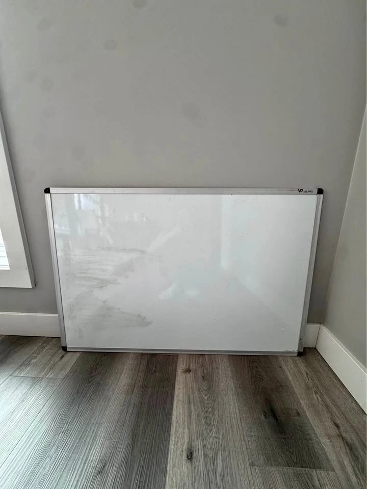 White Board (comes with markers)