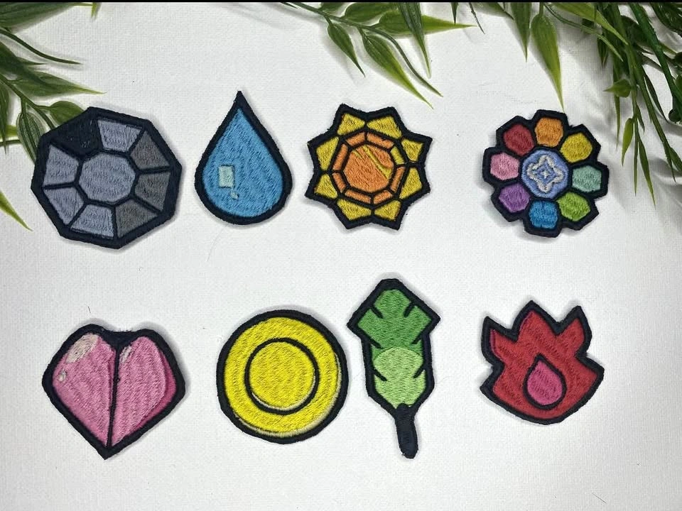 Pokemon Iron On Patches (single or set)