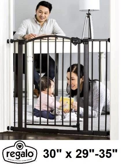 BRAND NEW REGALO ARCHED DECOR SAFETY GATE -BRONZE