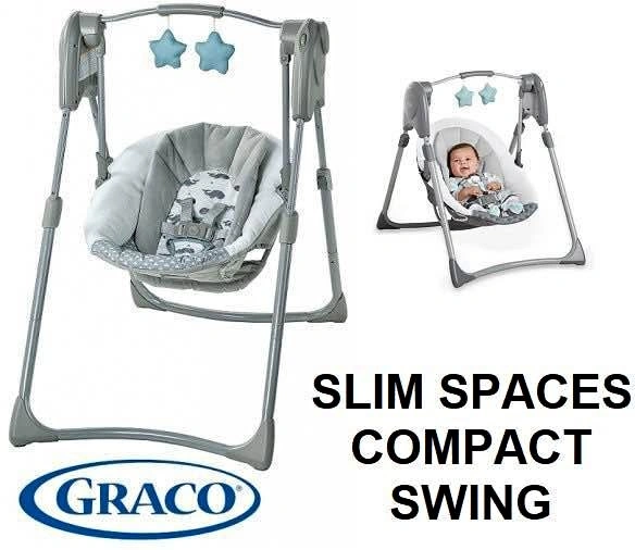 BRAND NEW GRACO SLIM SPACES COMPACT SWING - HUMPHRY FASHION