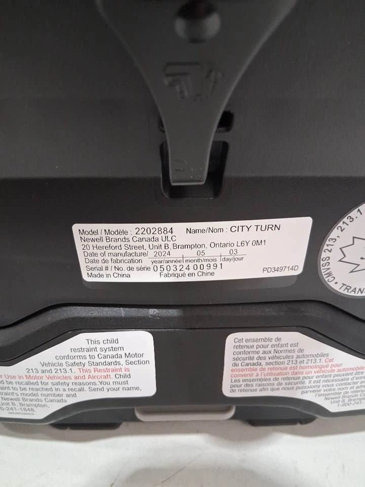 NEW Baby Jogger City Turn 180° Rotating Car Seat - photo 5