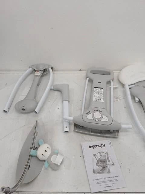 Brand New Portable Baby Swing (0-9m) - Grey - photo 3