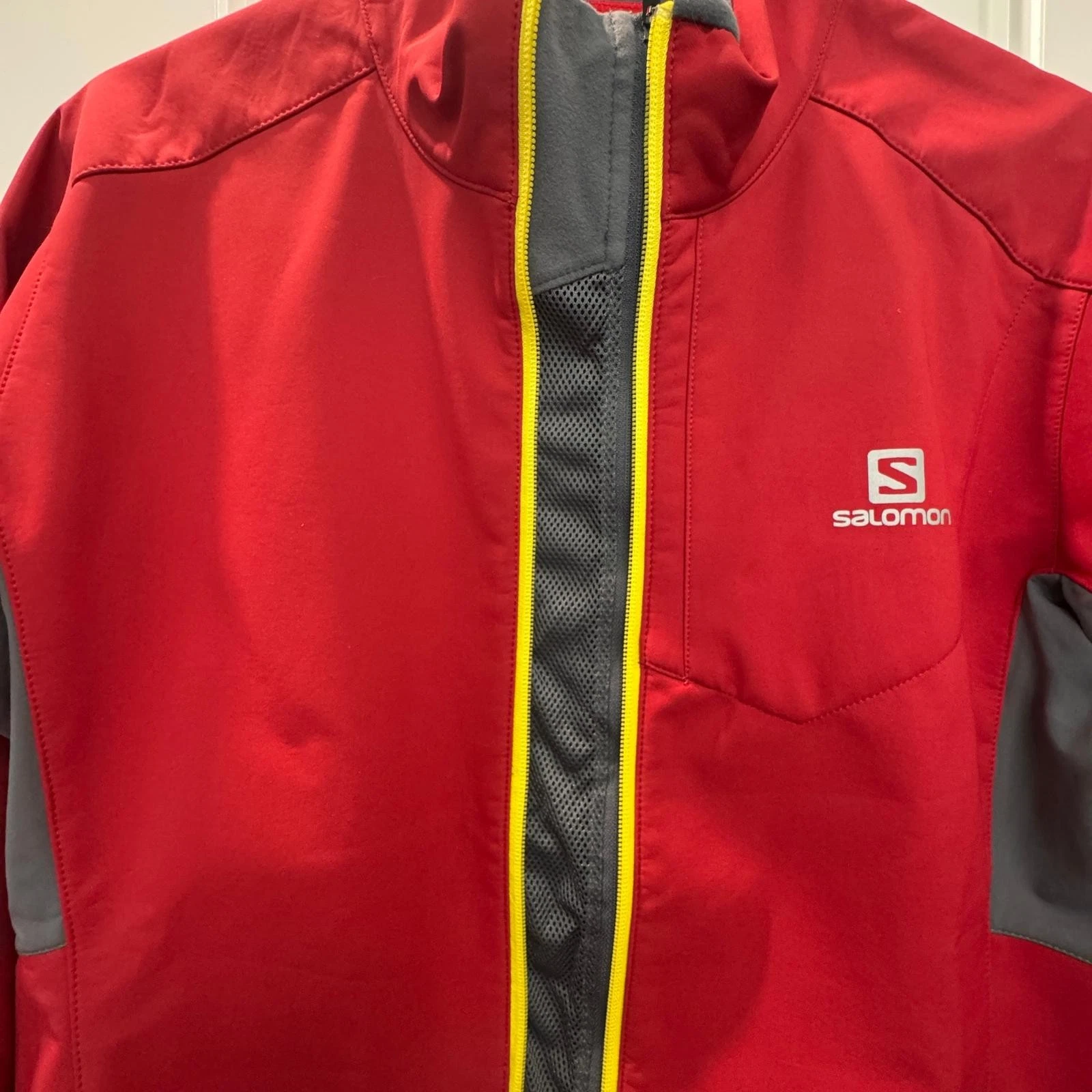 Salomon Men's Performance Jacket - Large - Red/Gray - photo 2