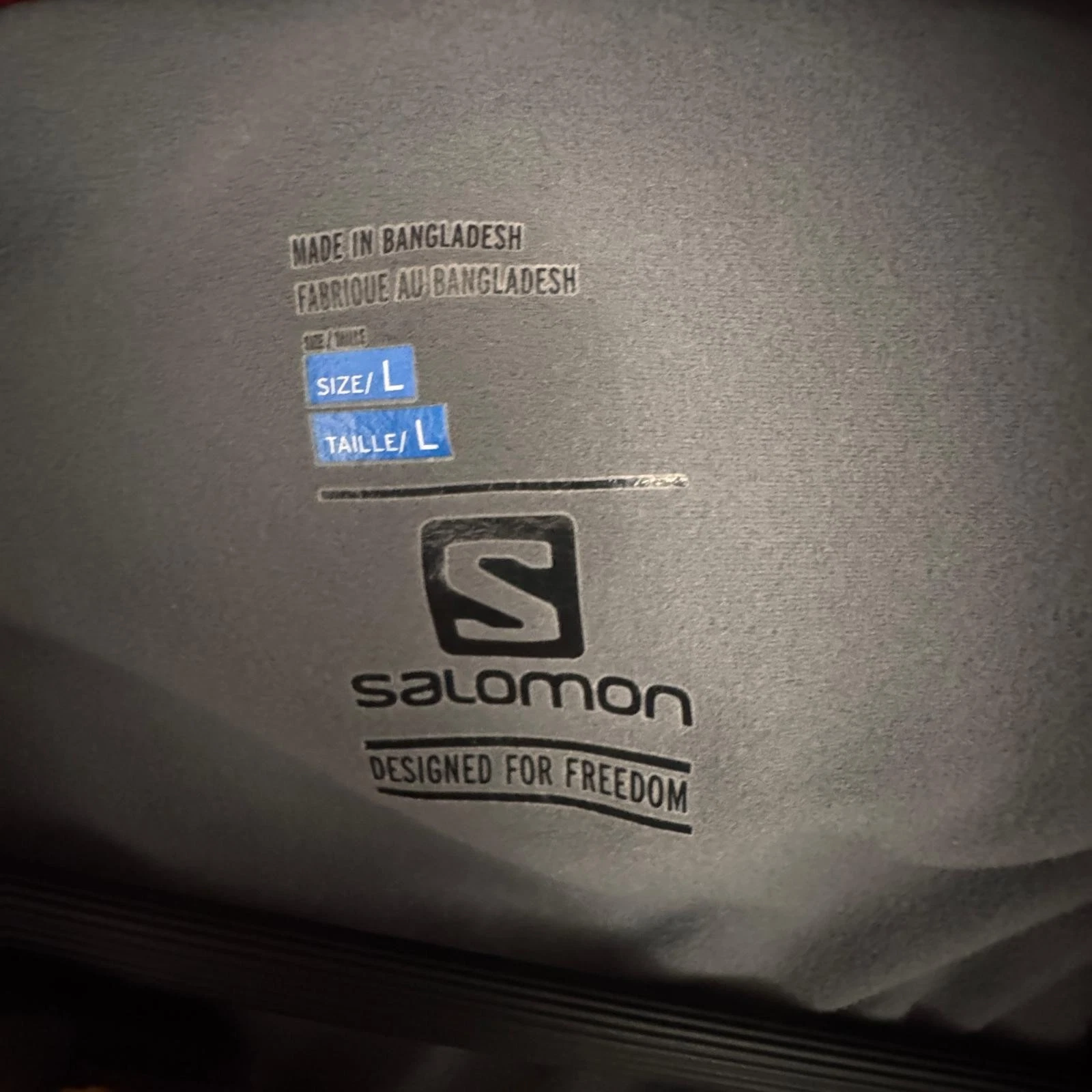 Salomon Men's Performance Jacket - Large - Red/Gray - photo 4