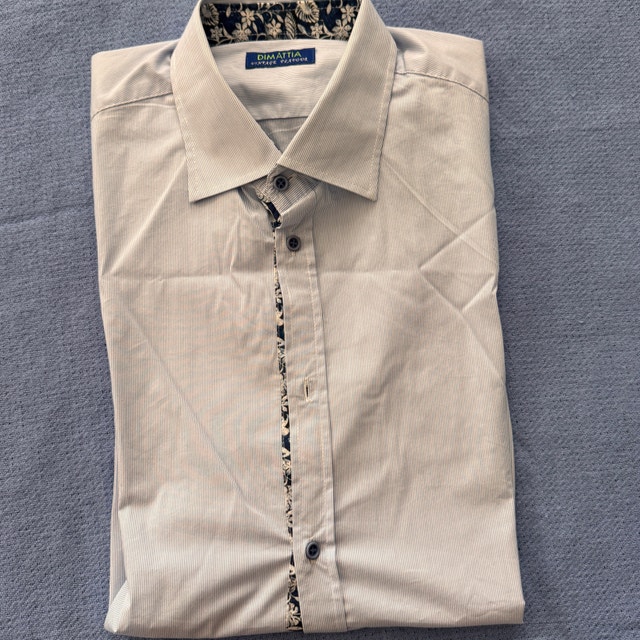Men's DIMATTIA Vintage Flavour Shirt - Size L - Light Blue