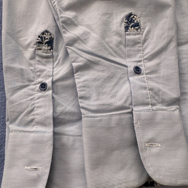 Men's DIMATTIA Vintage Flavour Shirt - Size L - Light Blue - photo 3