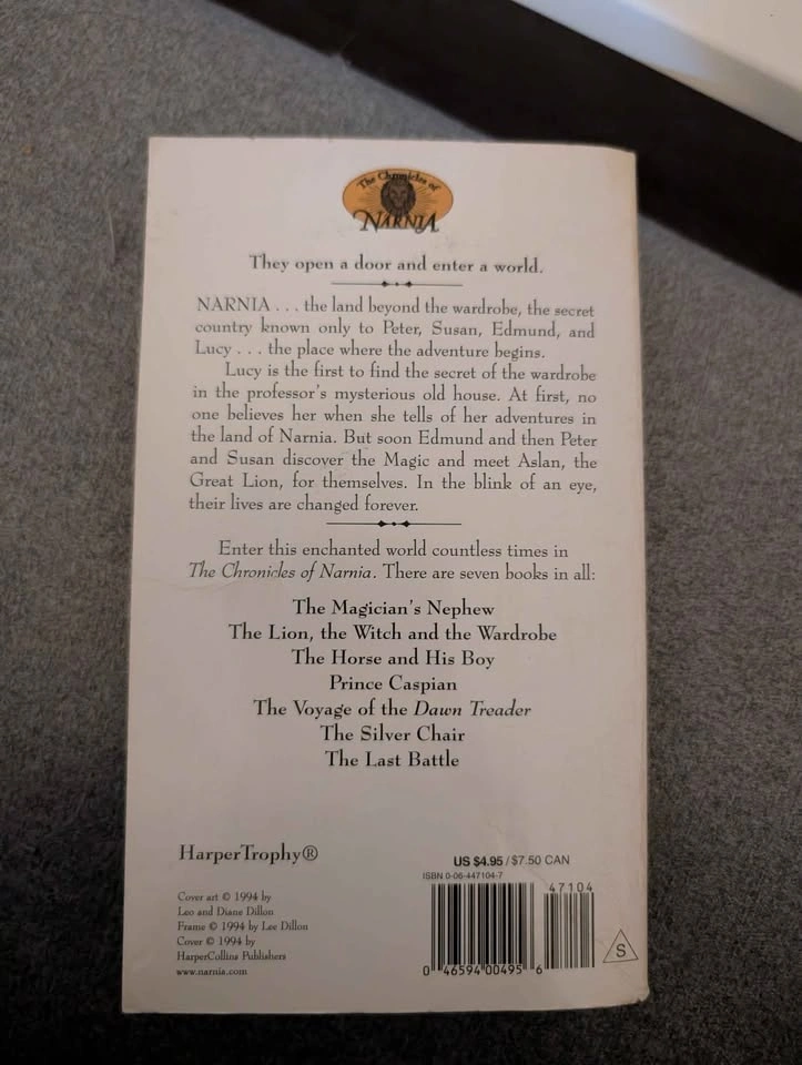 C. S. Lewis The Lion, The Witch and The Wardrobe Narnia 50 Year - photo 2