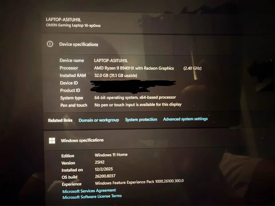OMEN Gaming Laptop AMD Ryzen 9 RTX 144Hz - photo 5