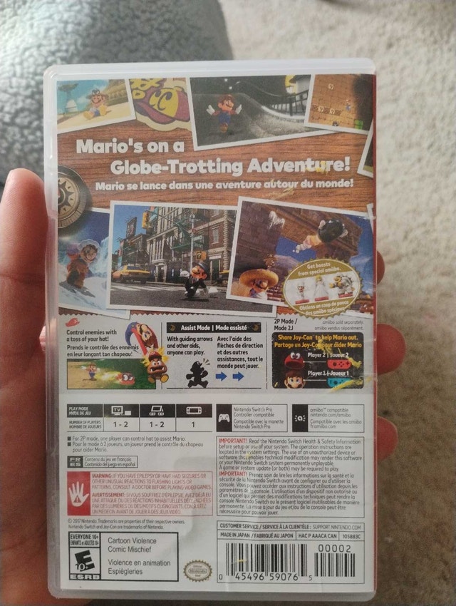 Nintendo Switch Mario Odyssey - photo 3