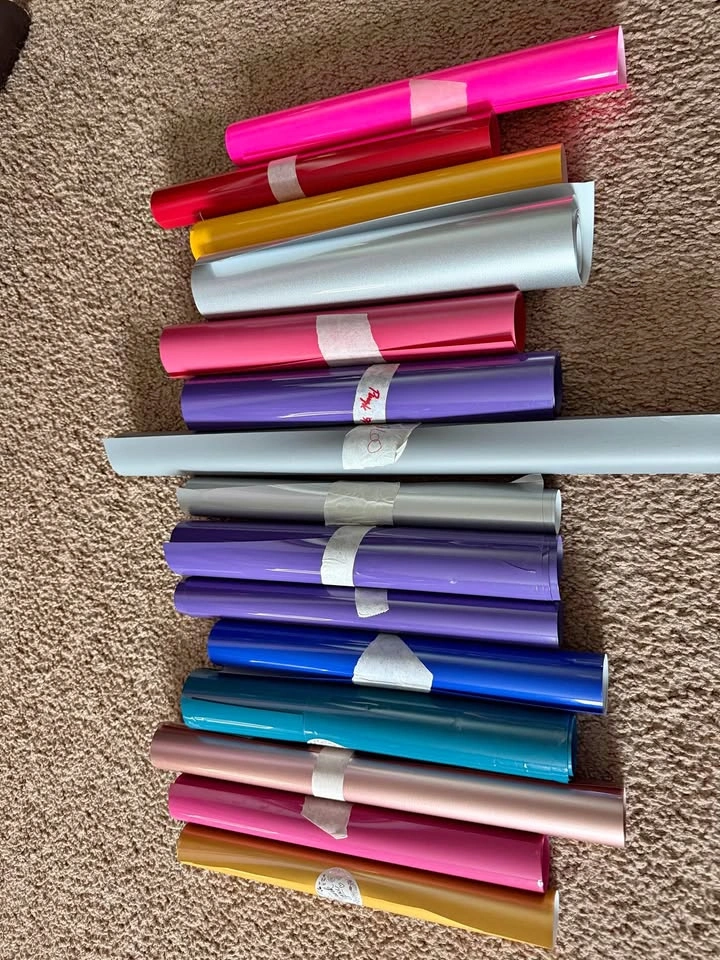 Huge HTV Vinyl Rolls Lot