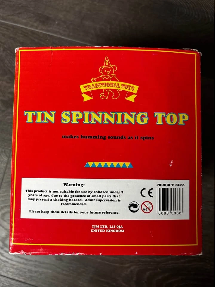 Tin Spinning Top - photo 4