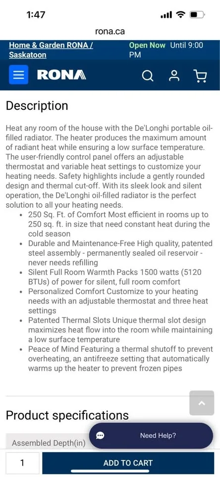 DE’LONGHI BLACK SPACEHEATER - photo 2