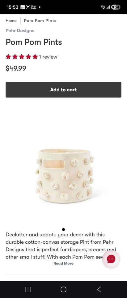 Storage Pom Pom bin by Pehr - photo 3
