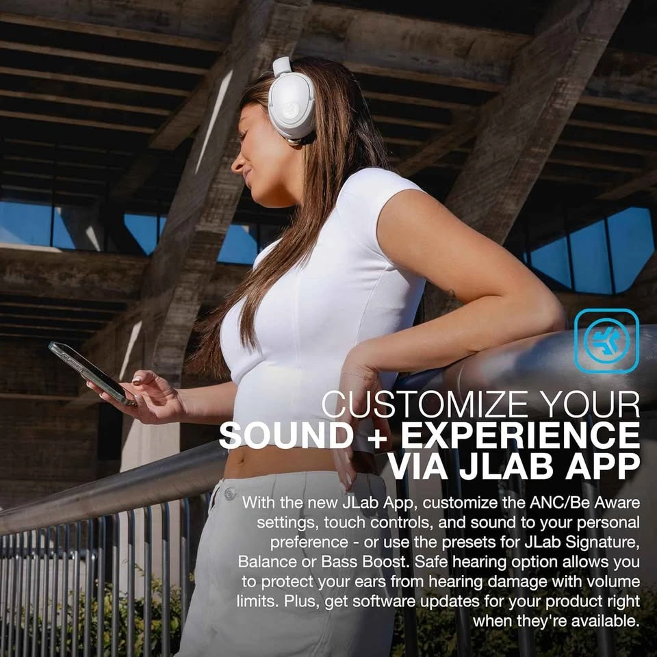 JLab JBuds Lux ANC Wireless Headphones (White) - photo 3