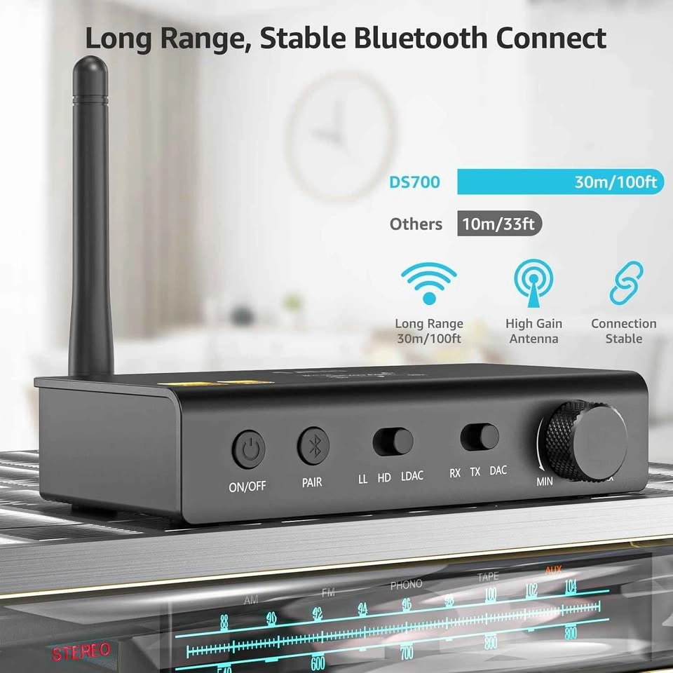 1Mii DS700 HiFi Bluetooth Audio Transmitter & Receiver (Black) - photo 5