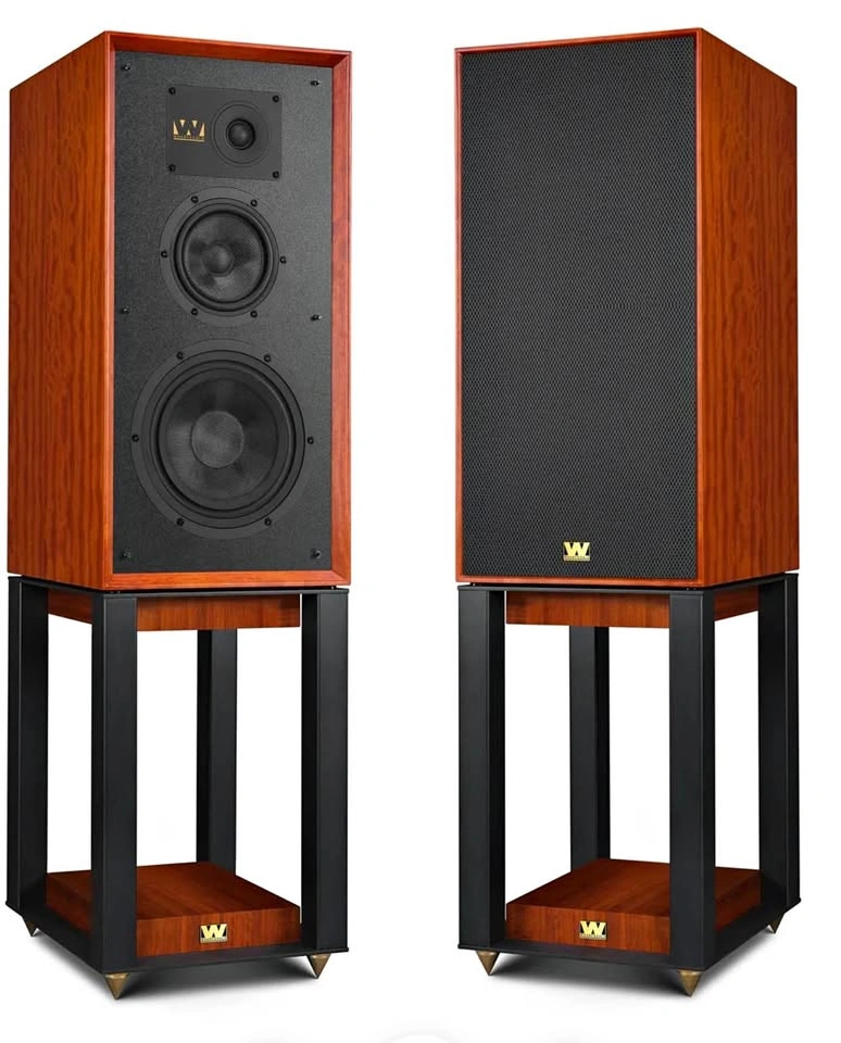 Wharfedale Super Lintons Speakers w/ Stands Mahogany NiB Warrant