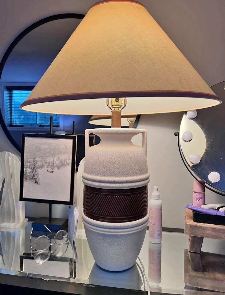 Large Vintage Equestrian Lamp