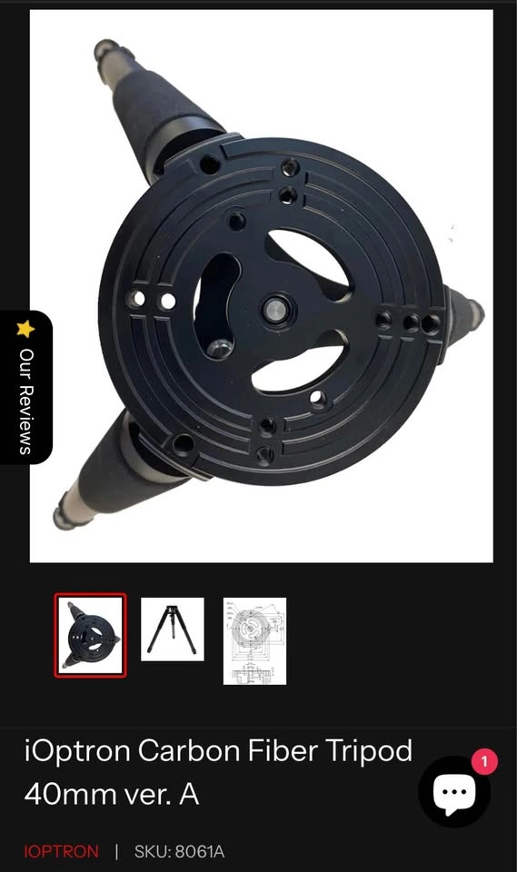 Ioptron Carbon Fiber Tripod - photo 5