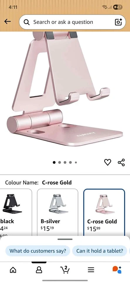 Stand for phones