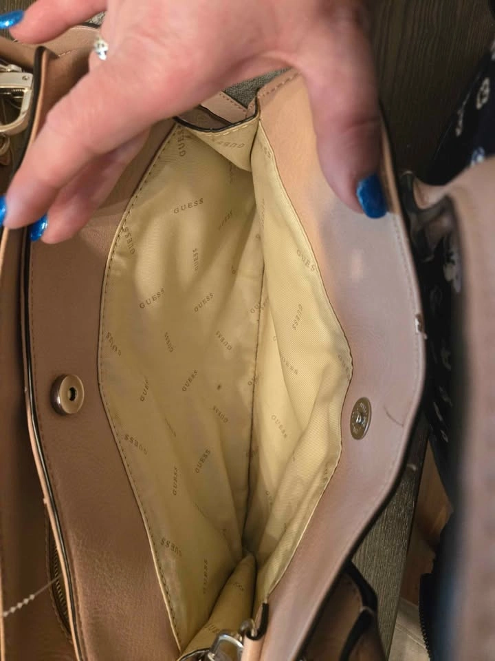 Guess Blush Pink Satchel Handbag - photo 3