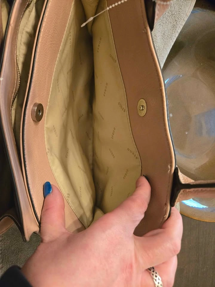 Guess Blush Pink Satchel Handbag - photo 4