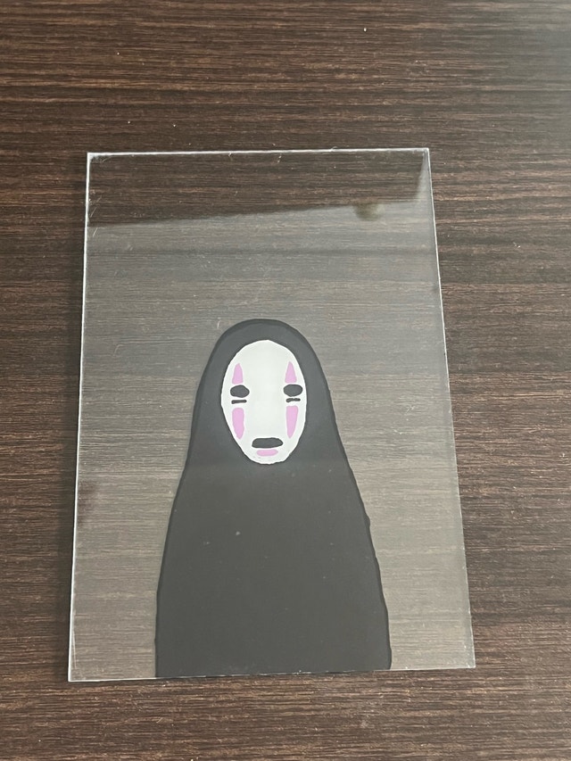 Spirited Away No Name Custom Glass Painting