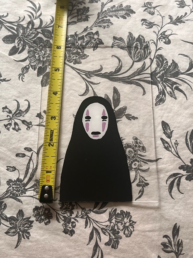 Spirited Away No Name Custom Glass Painting - photo 2
