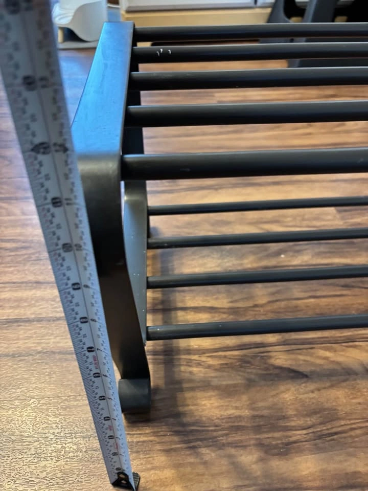 Brown metal shoe rack - photo 5