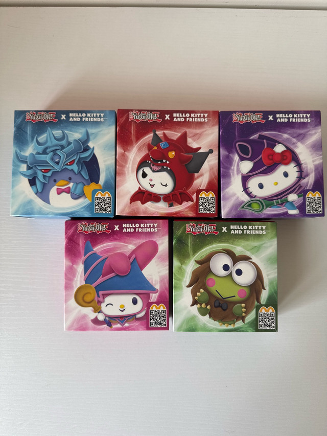 Happy Meal Hello Kitty and Friends X Yugioh plush