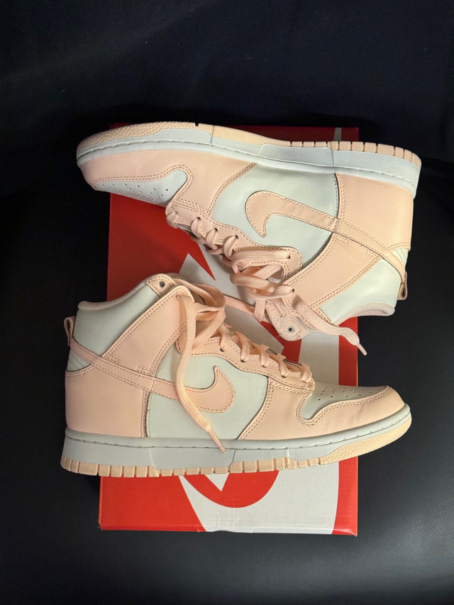 Nike Dunk High Sail Crimson Tint 7.5 - photo 3