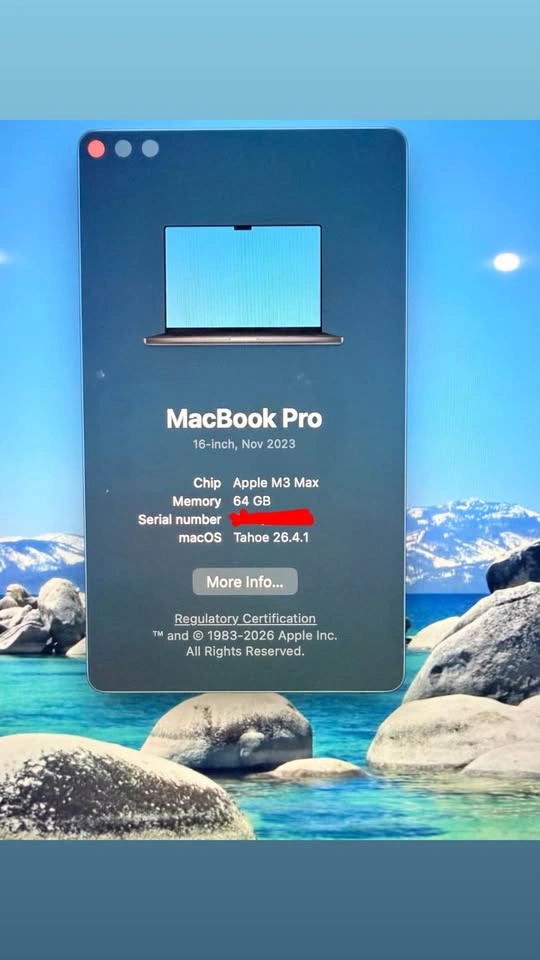 16” MacBook Pro M3 Max (64GB Memory, 1TB Storage) - photo 3