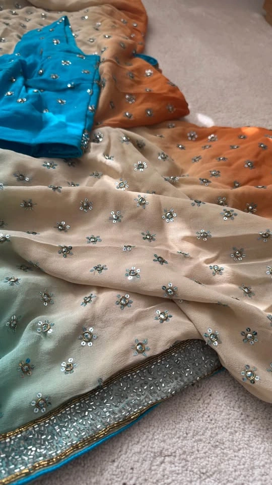 Designer Sari + Blouse - photo 3