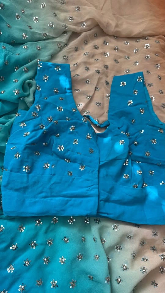 Designer Sari + Blouse - photo 4