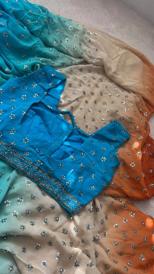 Designer Sari + Blouse - photo 5