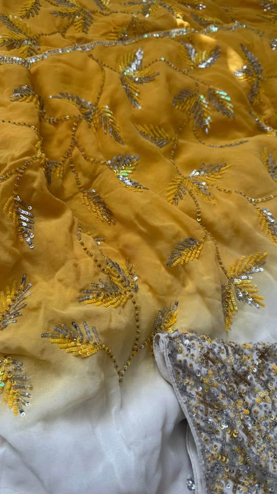 Designer Sari + Blouse - photo 3