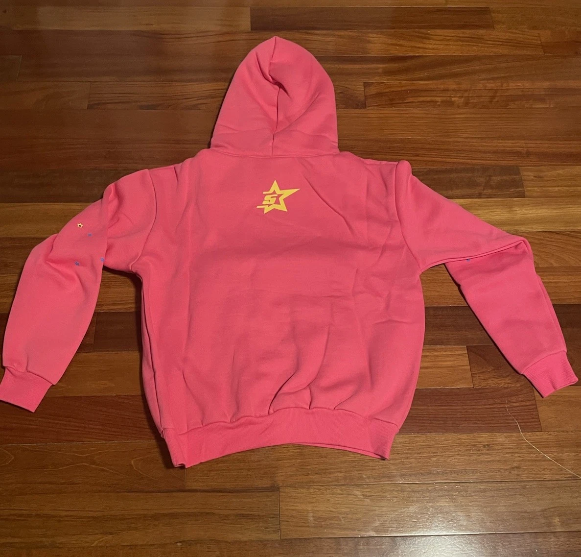 Pink SP5DER Hoodie - Size S - photo 3