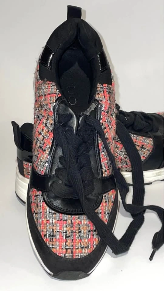 Aldo Women's Tweed Fashion Sneakers - Size 6.5 US / 37 EUR - Bla - photo 4