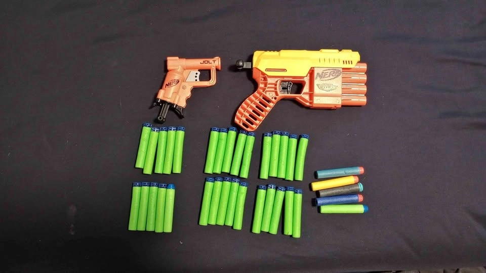 2 Nerf Blasters + Darts