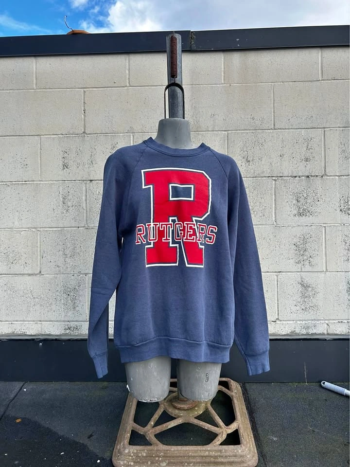 Rutgers faded crewneck